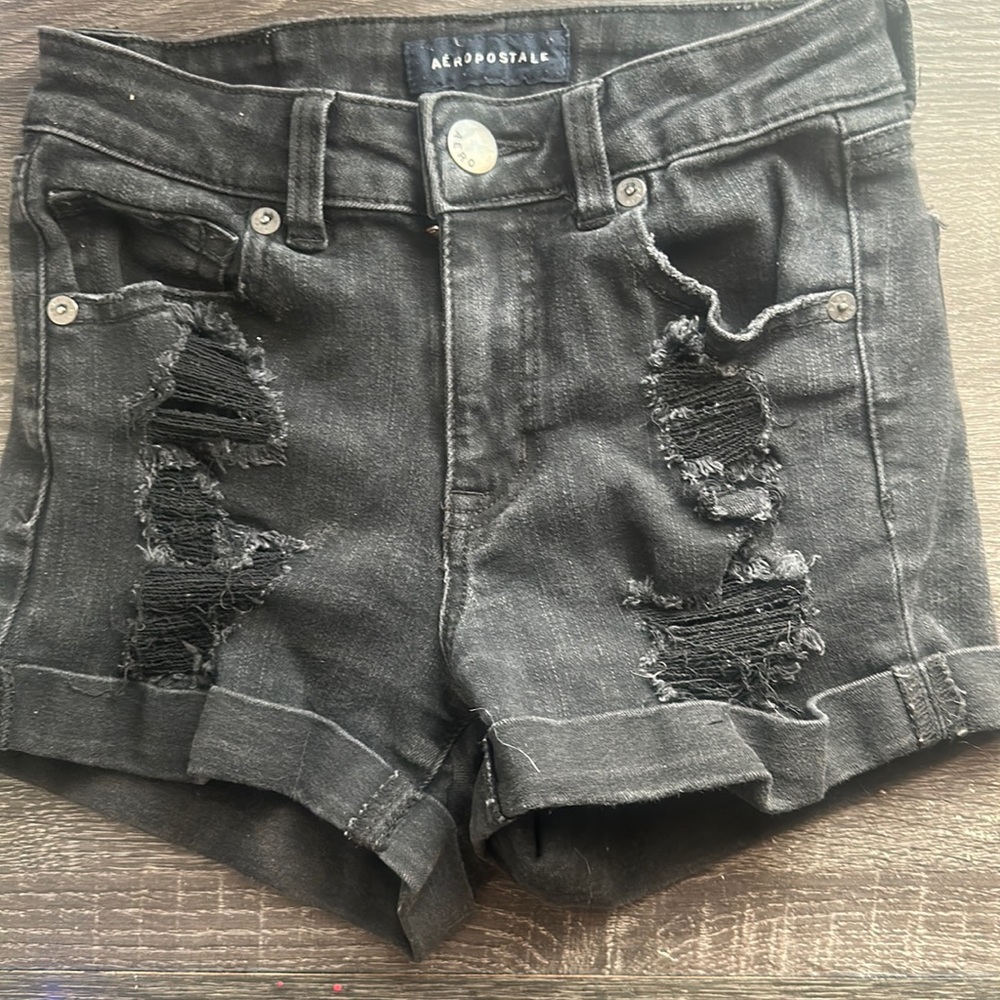 Black denim jeans from Aeropostale worn 2 times price is about half off
